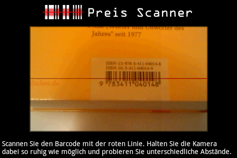 Barcode Scannen